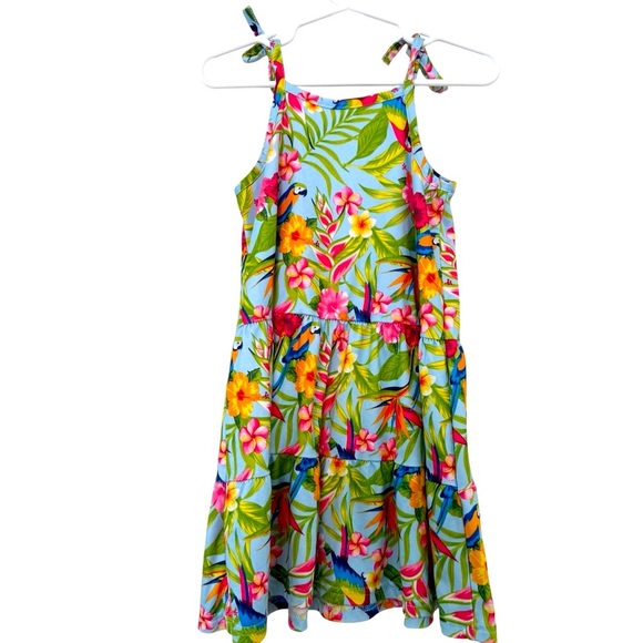 Tommy Bahama Tropical Hawaii Dress Sleeveless Flowy Soft Sleeveless Girls 3T - Picture 1 of 8